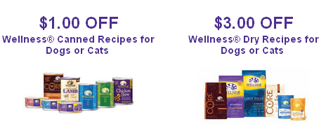 Printable wellness pet food coupons through January 2012