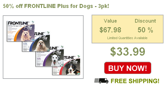 frontline plus for dogs and cats on sale at barking deals