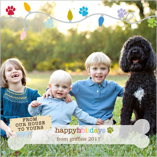 shutterfly paws holiday cards