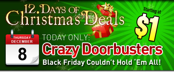 Crazy Black Friday Doorbuster Pet Deals from $1 