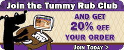 Three Dog Bakery 20% Off When you Join Tummy Rub Club!