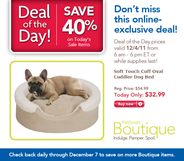 PetSmart Deal of the Day 