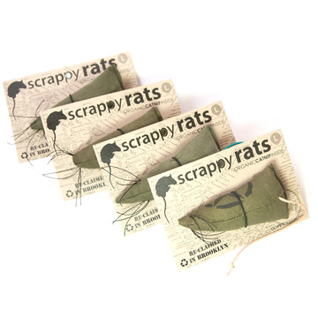 scrappy rat organic and sustainable catnip toys