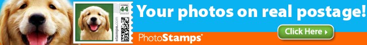 Print your pet on real US stamps 