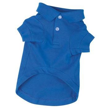 polo dog shirt nautical blue
