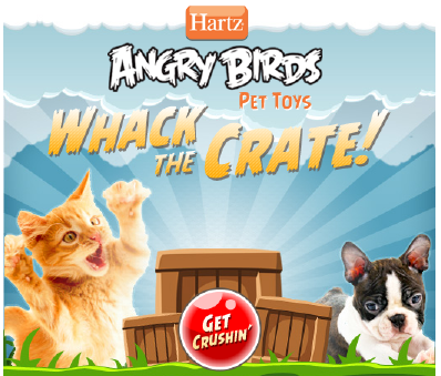 Hartz Angry Bird Giveaway