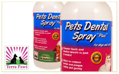 Terra Paws Dental Spray for cats and dogs
