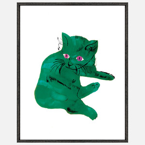 Andy Warhol pop art cat