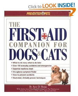 Pet First Aid Companion Book for Dogs and Cats