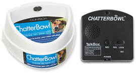 chatterbowl talking food bowl for dogs