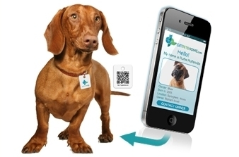QR dog tag deal at Coupaw.com