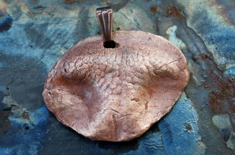 Bronze Dog Nose Pendant, made from mold of your dog's nose