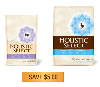 Holistic Select Pet Food Coupons