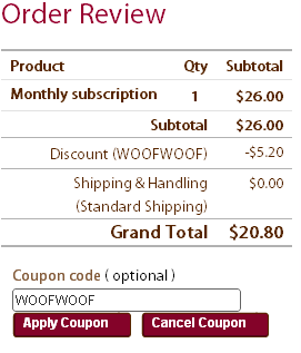woofwoof coupon code for Pawalla Box