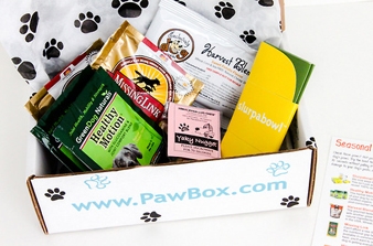 PawBox monthly box for dogs
