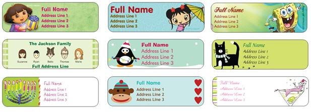 free holiday labels