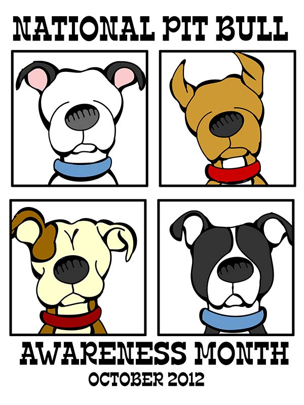free printable for national pit bull month