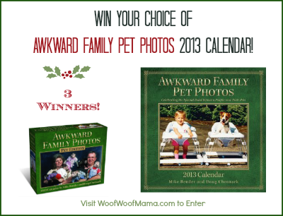 Awkward Family Pet Photos 2013 calendar giveaway
