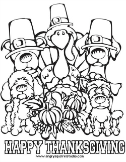 Free Thanksgiving coloring page