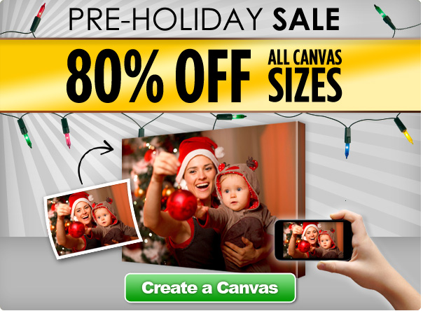 photo canvas holiday sale