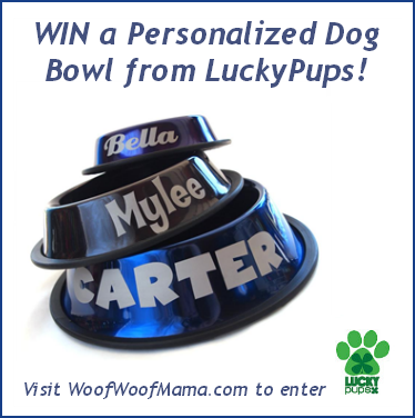 WIN a Personalized Dog Bowl from LuckyPups!