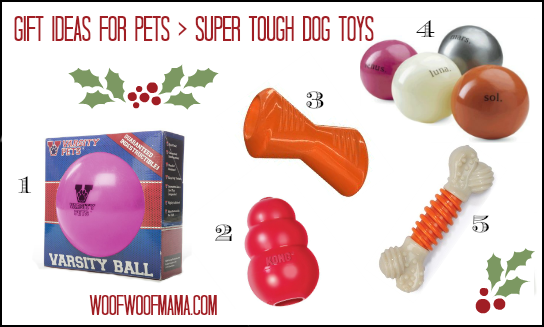 tough dog toys gift guide for pets