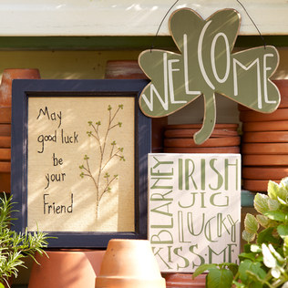 irish home accents and signs
