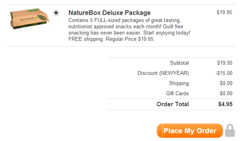 NatureBox order example