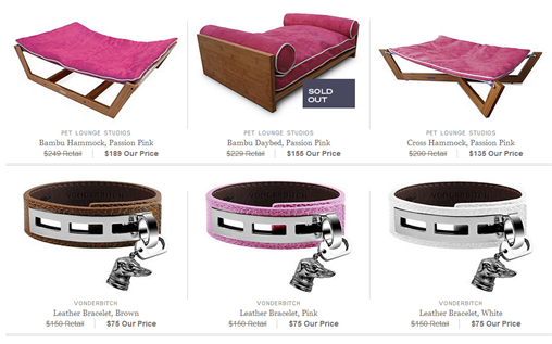 pet lounge and collars