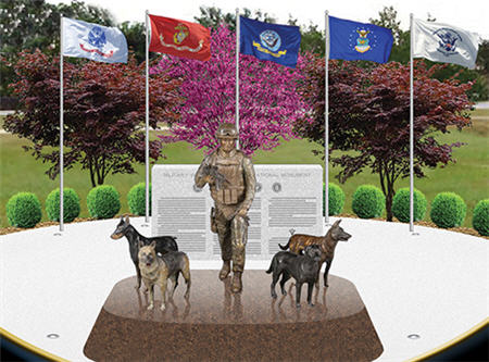 Military Dog Monument Military Dog Monument