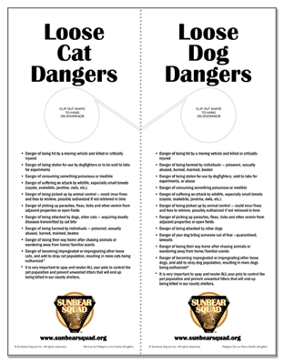 free pet safety printables