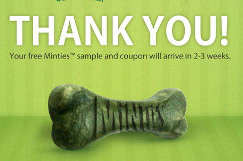 free minties pet sample