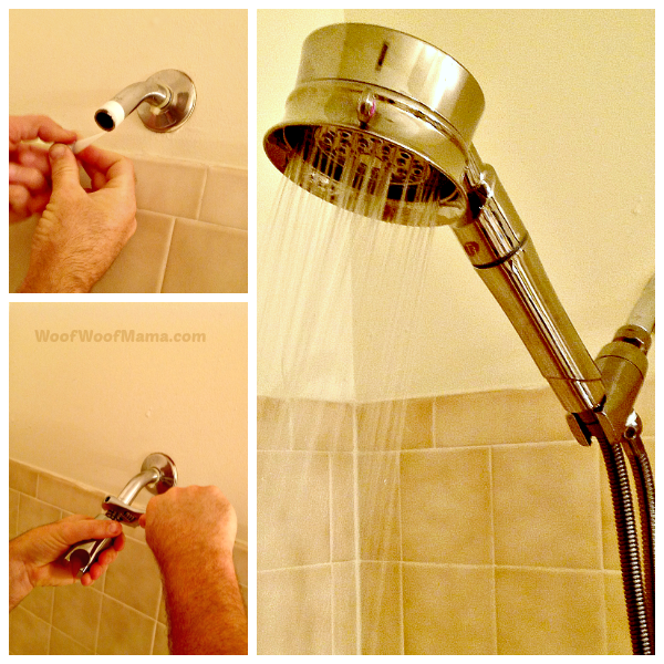 installing shower