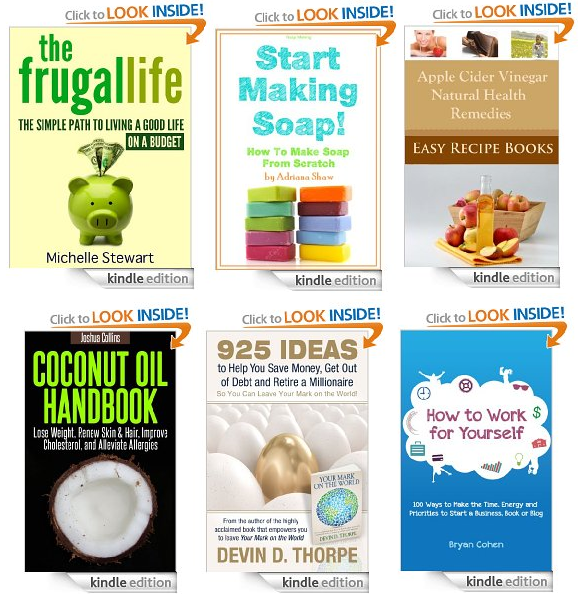 free natural frugal books