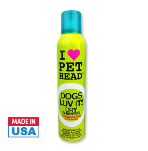pethead dry dog shampoo