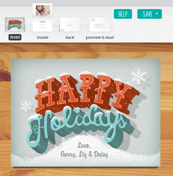 create holiday cards