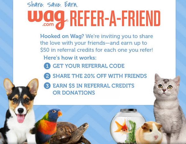 wag promo code and free credit