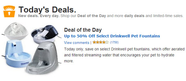 drinkwell dog fountain sale