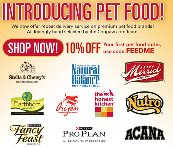 pet food delivery coupaw promo code