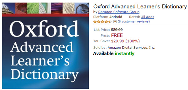 free oxford dictionary app