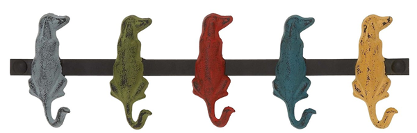Colorful metal dog hooks