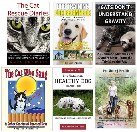 free cat dog books