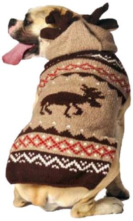 moose dog sweater