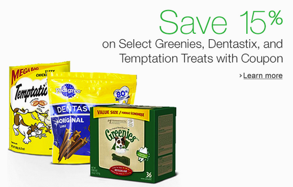 amazon pet coupon dental treats