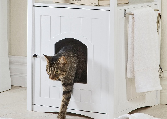 cat litter cabinet