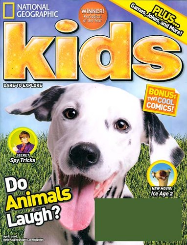 Dog laughing mag cover