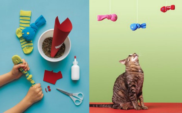 DIY Catnip Toy Kids Craft