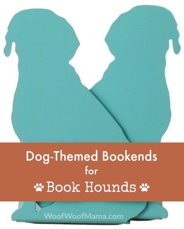 dog themed bookends
