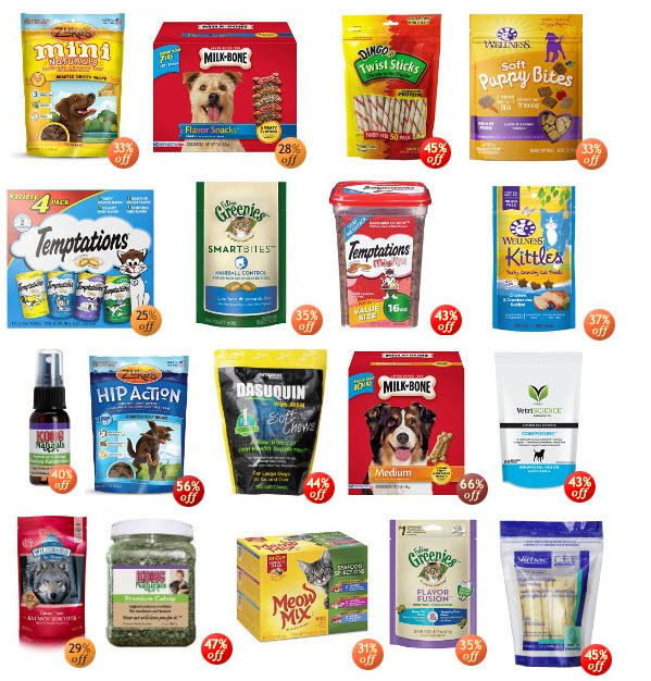 Amazon pet treat deals for dogs and cats