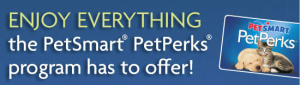 PetSmart PetPerks $10 Off with promo code